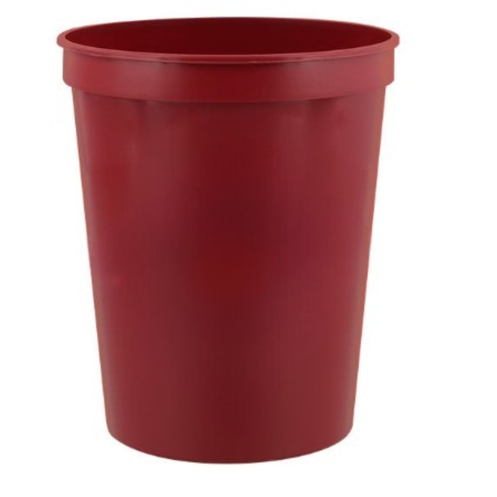 16 oz. Plastic Stadium Cup - Maroon