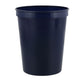 16 oz. Plastic Stadium Cup - Navy Blue