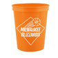 16 oz. Plastic Stadium Cup - Orange