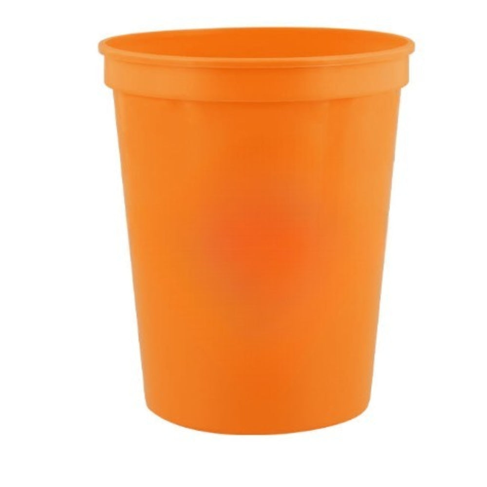 16 oz. Plastic Stadium Cup - Orange