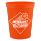 16 oz. Plastic Stadium Cup - Pumpkin