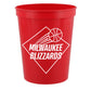 16 oz. Plastic Stadium Cup - Red