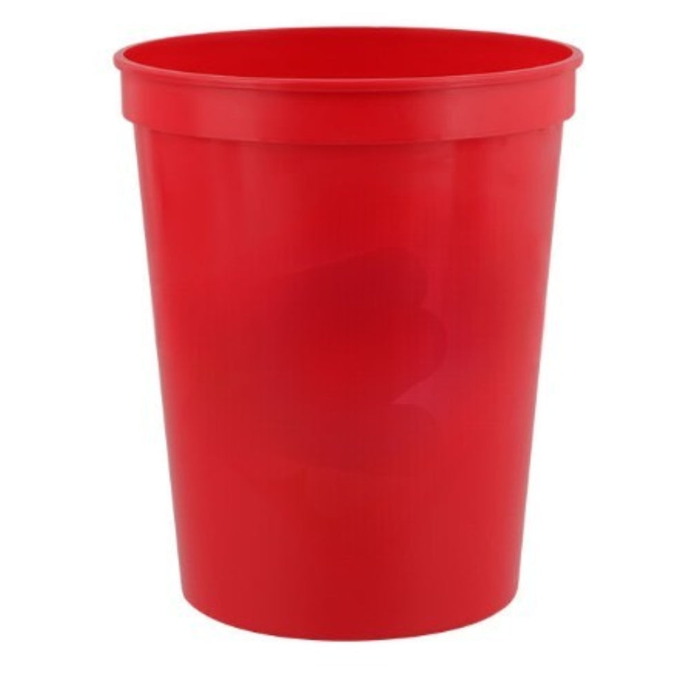 16 oz. Plastic Stadium Cup - Red