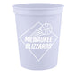 16 oz. Plastic Stadium Cup - Slate Blue