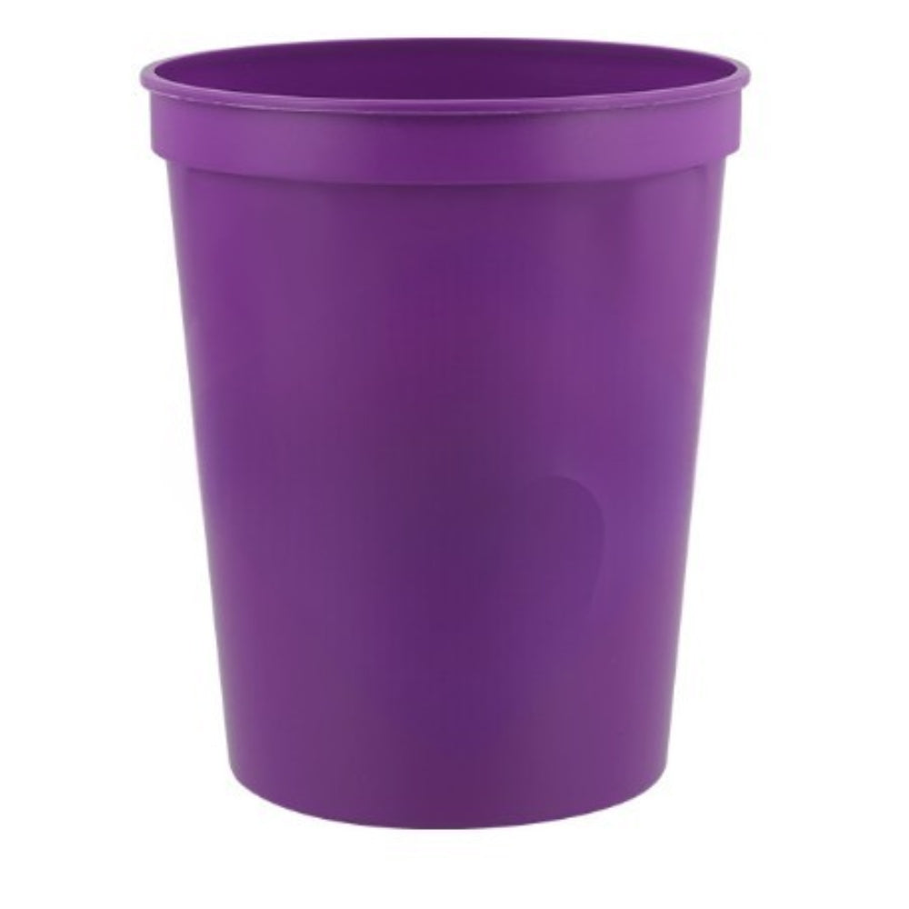 16 oz. Plastic Stadium Cup - Violet