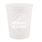 16 oz. Plastic Stadium Cup - White