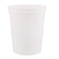 16 oz. Plastic Stadium Cup - White