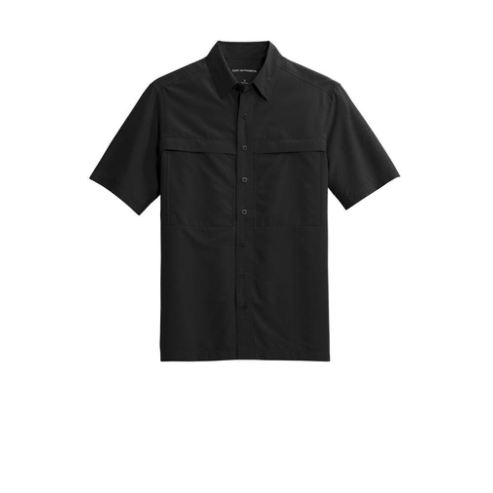 Port Authority® Short Sleeve UV Daybreak Shirt - Deep Black
