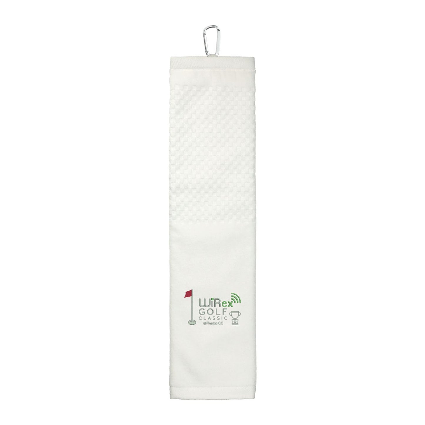 3.5lb./doz. 5.25x22in Scrubber Golf Towel - White