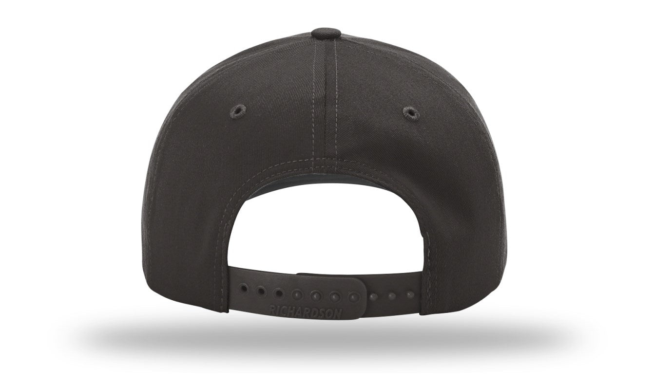 Richardson 212 - Pro Twill Snapback Cap - Charcoal