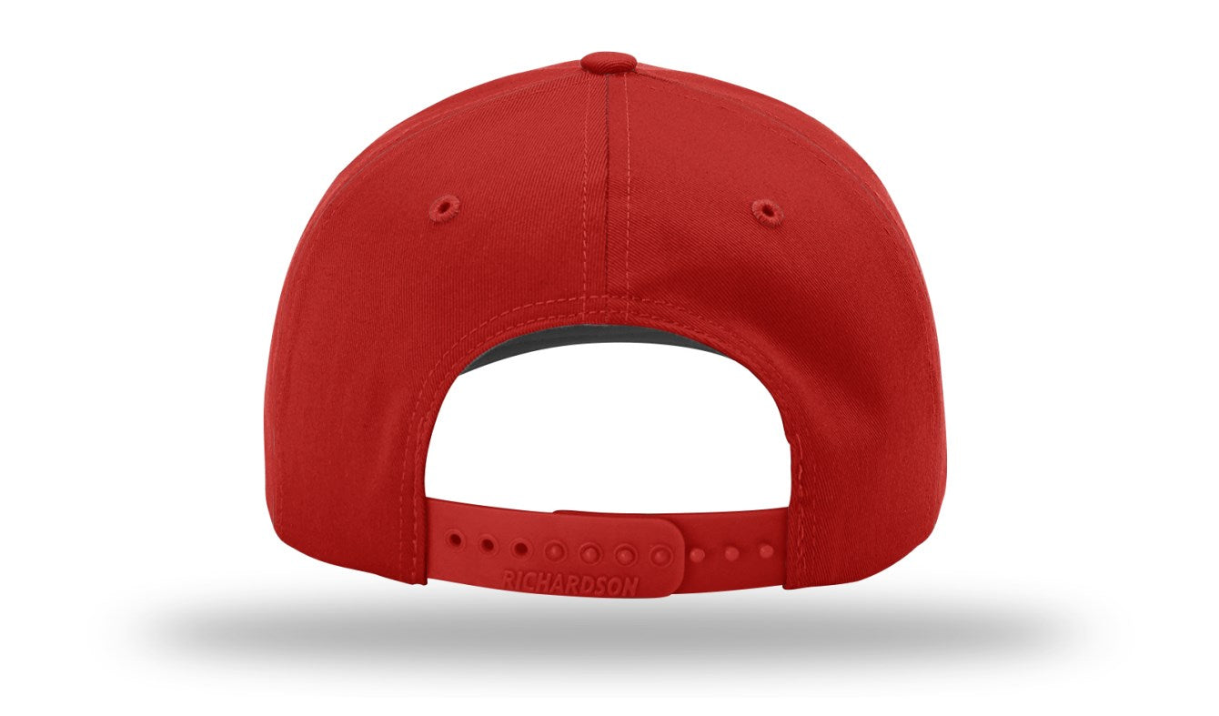 Richardson 212 - Pro Twill Snapback Cap - Red