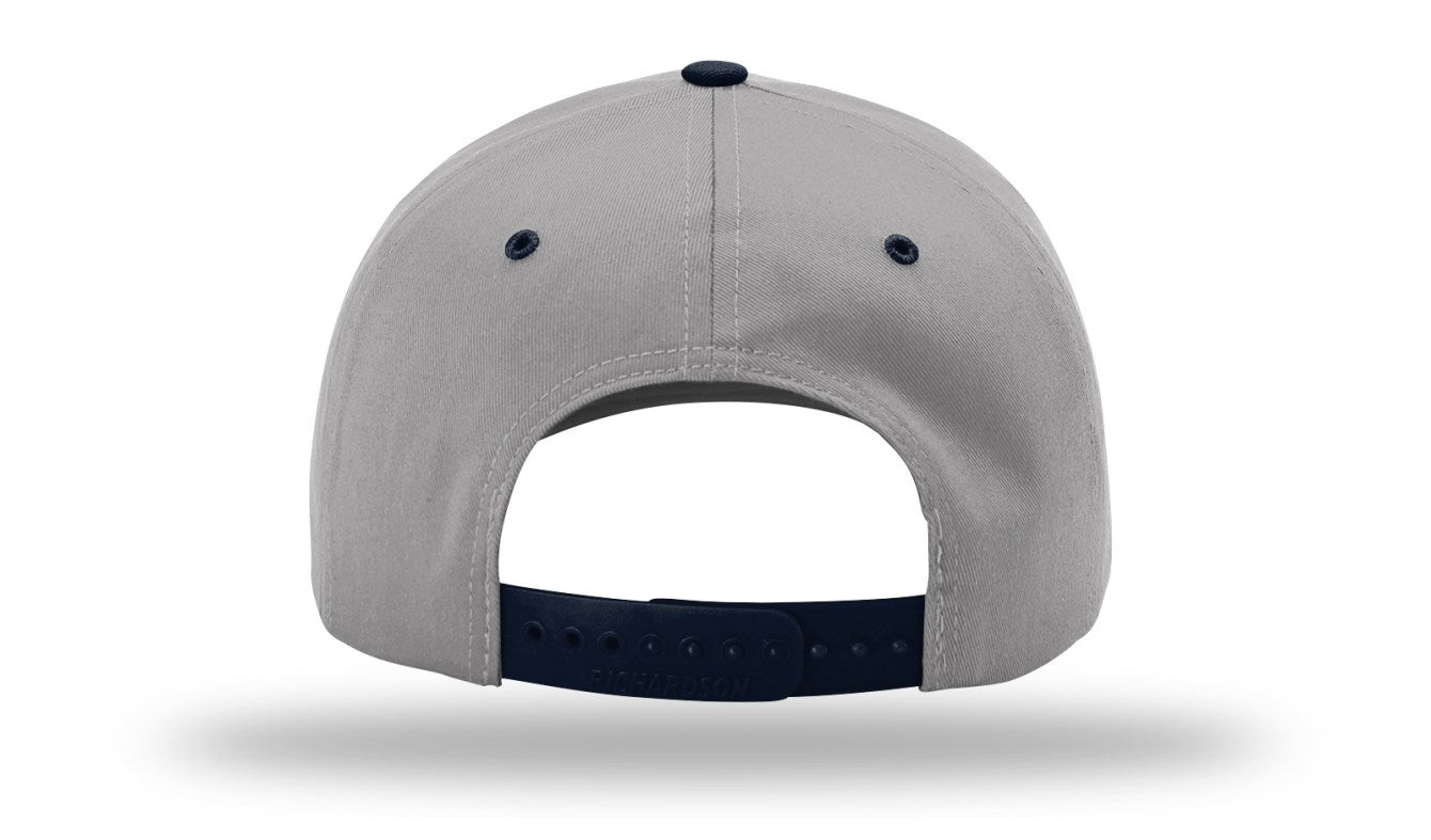 Richardson 212 - Pro Twill Snapback Cap - Grey/Navy