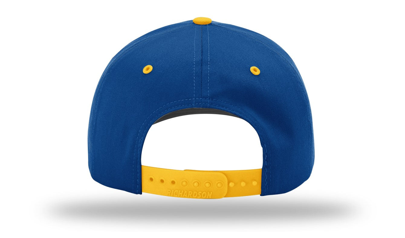 Richardson 212 - Pro Twill Snapback Cap - Royal/Gold