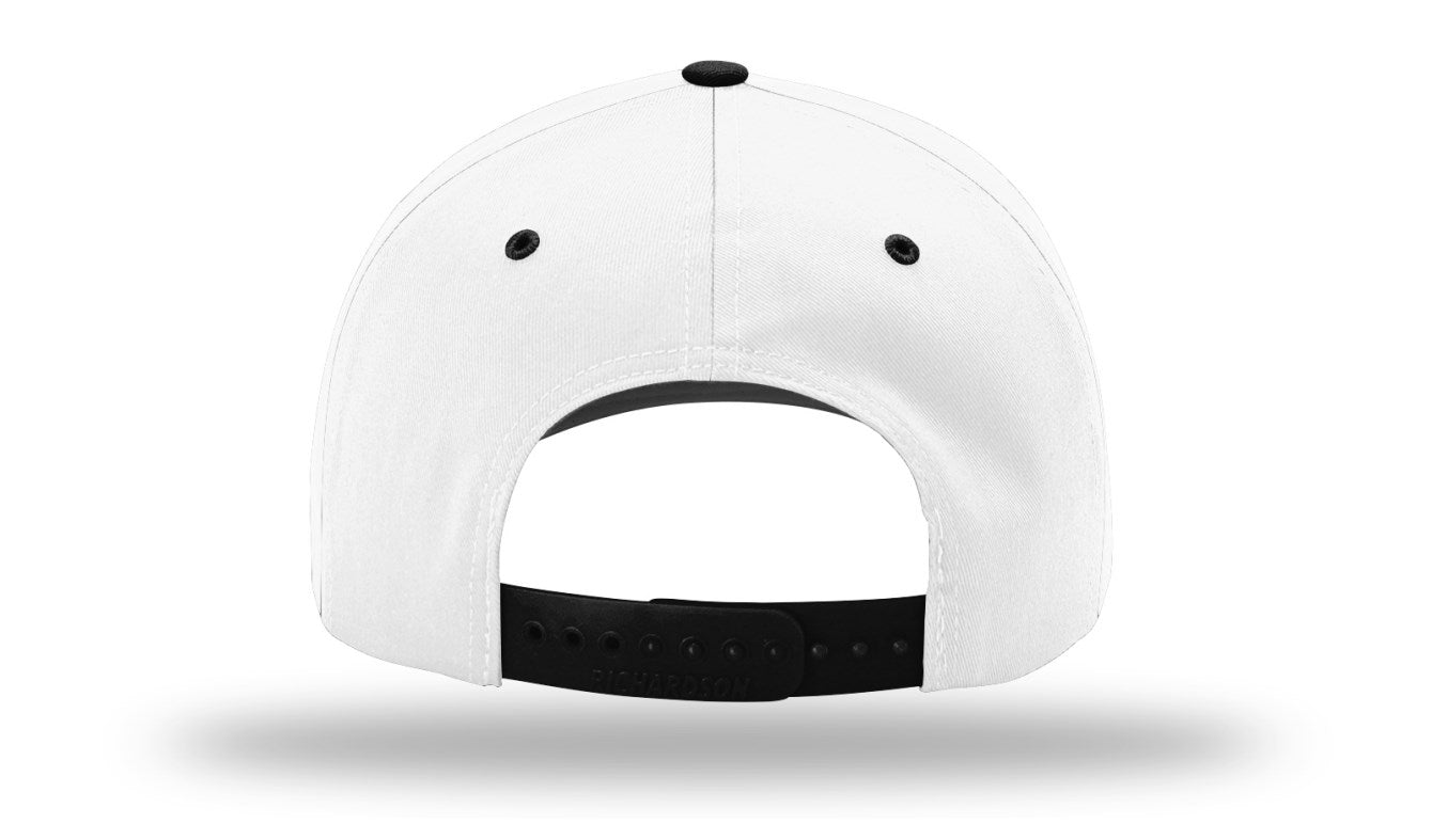 Richardson 212 - Pro Twill Snapback Cap - White/Black