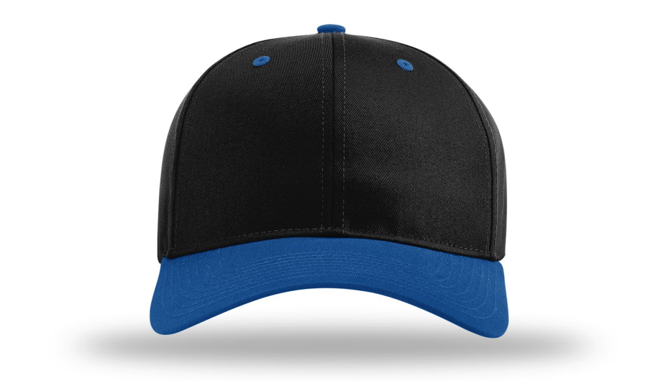 Richardson 212 - Pro Twill Snapback Cap - Black/Royal