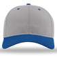 Richardson 212 - Pro Twill Snapback Cap - Grey/Royal
