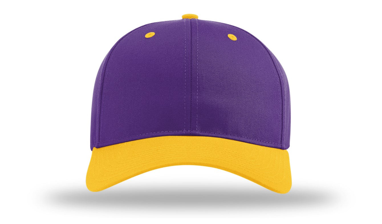Richardson 212 - Pro Twill Snapback Cap - Purple/Gold