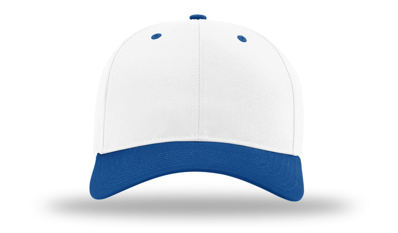 Richardson 212 - Pro Twill Snapback Cap - White/Royal