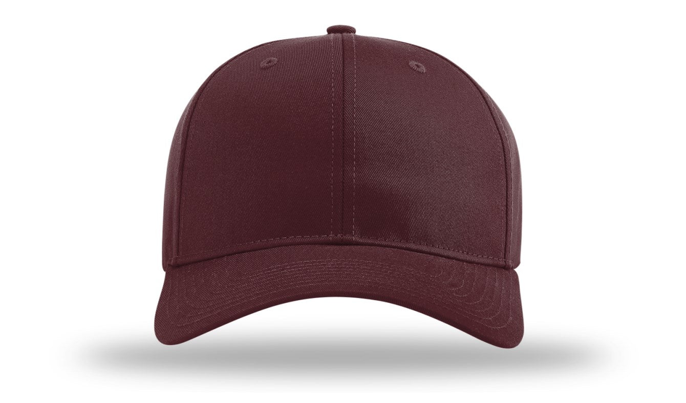 Richardson 212 - Pro Twill Snapback Cap - Maroon