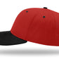 Richardson 212 - Pro Twill Snapback Cap - Red/Black