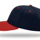 Richardson 212 - Pro Twill Snapback Cap - Black/Red