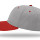 Richardson 212 - Pro Twill Snapback Cap - Grey/Red