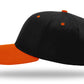 Richardson 212 - Pro Twill Snapback Cap - Black/Orange