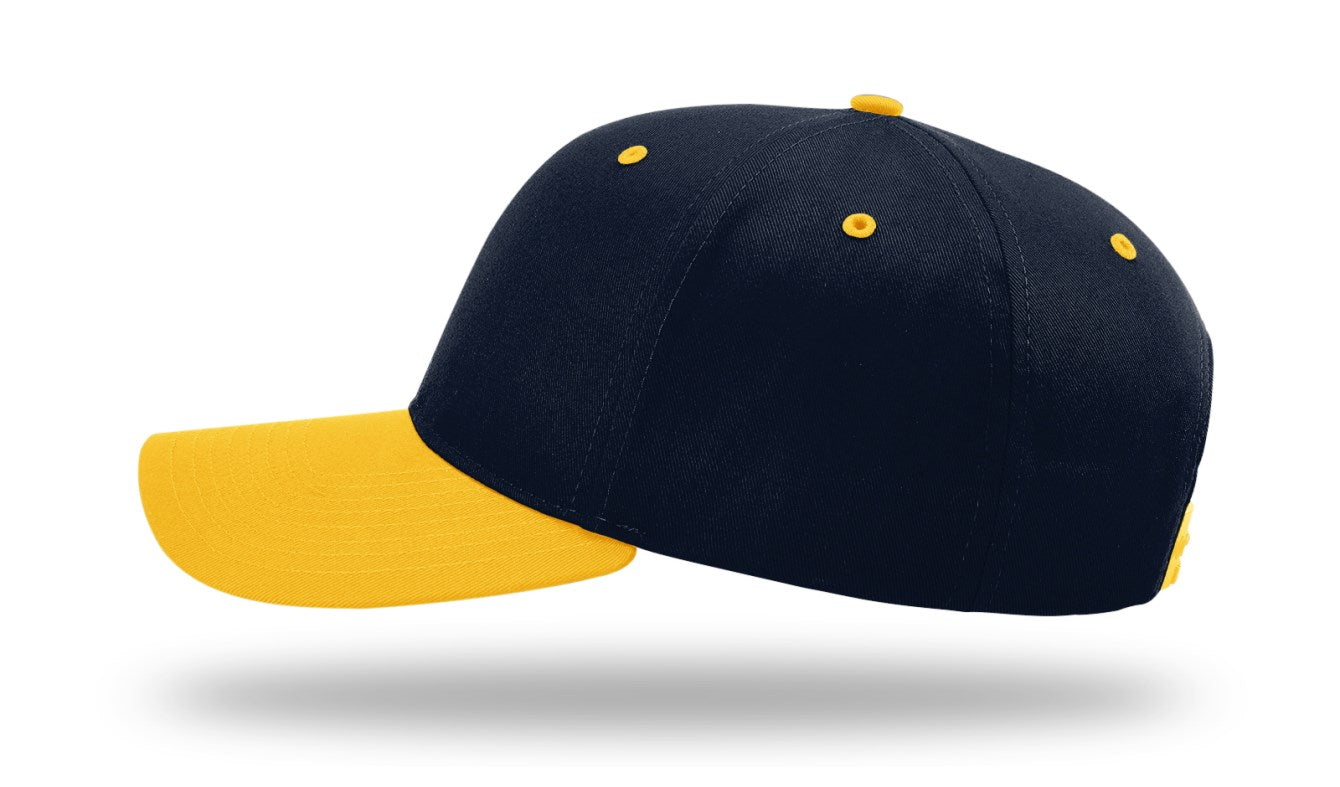 Richardson 212 - Pro Twill Snapback Cap - Navy/Gold