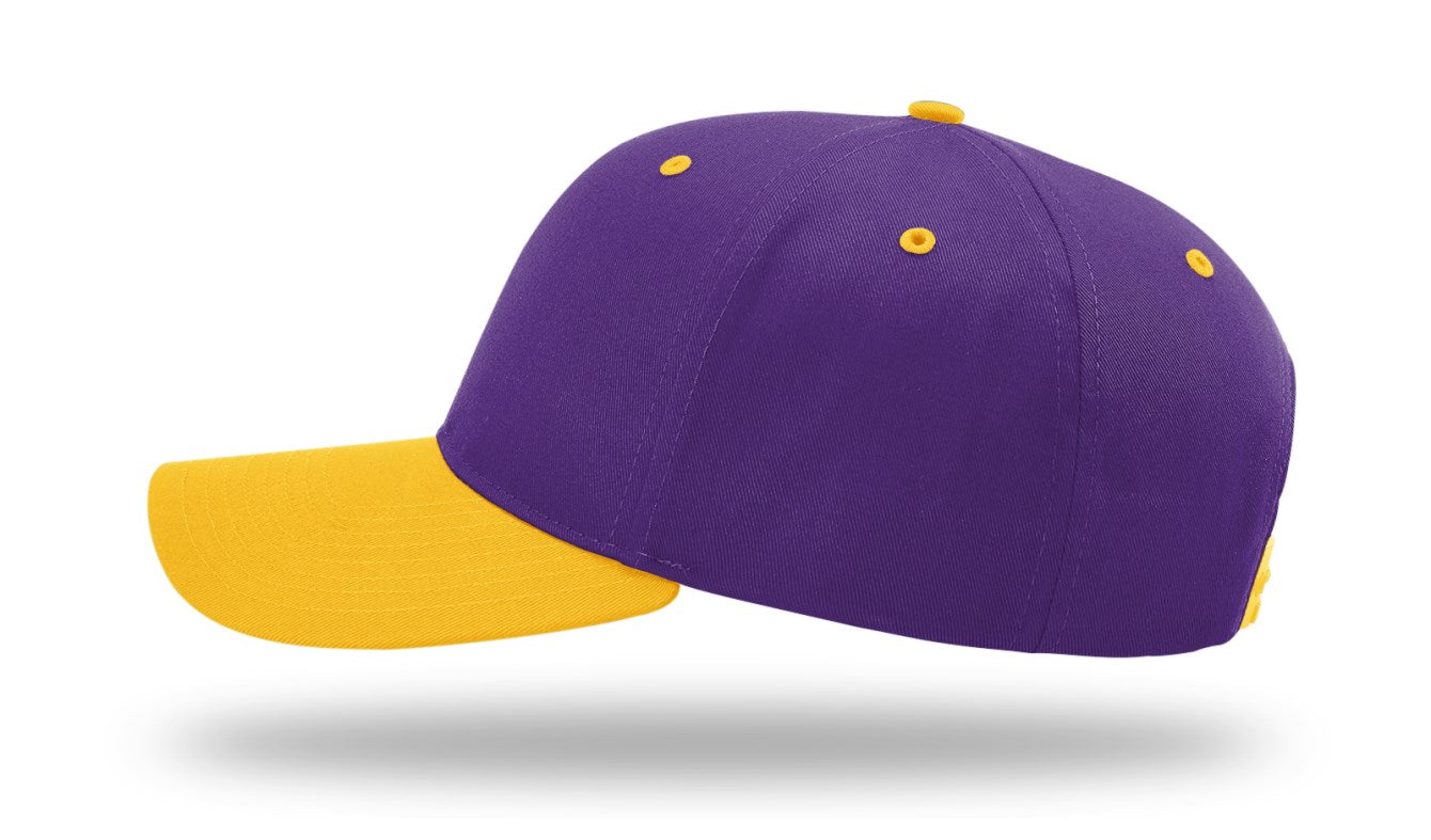 Richardson 212 - Pro Twill Snapback Cap - Purple/Gold