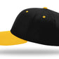 Richardson 212 - Pro Twill Snapback Cap - Black/Gold