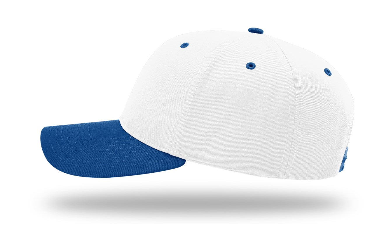 Richardson 212 - Pro Twill Snapback Cap - White/Royal