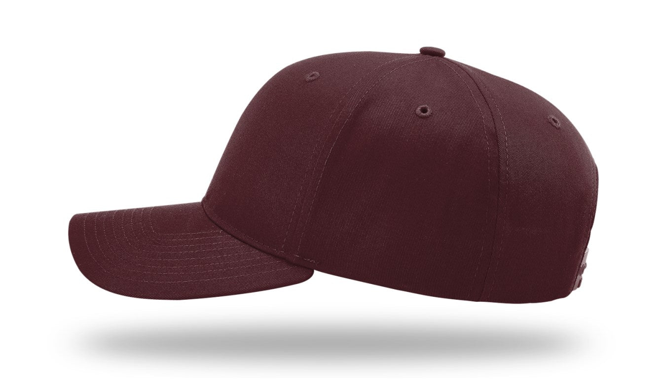 Richardson 212 - Pro Twill Snapback Cap - Maroon