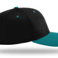 Richardson 212 - Pro Twill Snapback Cap - Black/Blue Teal