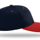Richardson 212 - Pro Twill Snapback Cap - Navy/Red