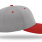 Richardson 212 - Pro Twill Snapback Cap - Grey/Red