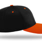 Richardson 212 - Pro Twill Snapback Cap - Black/Orange