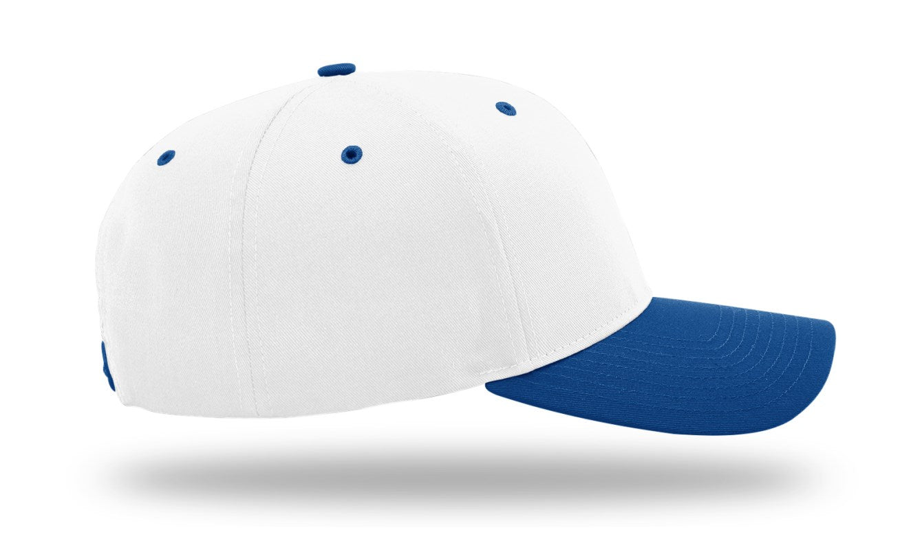 Richardson 212 - Pro Twill Snapback Cap - White/Royal