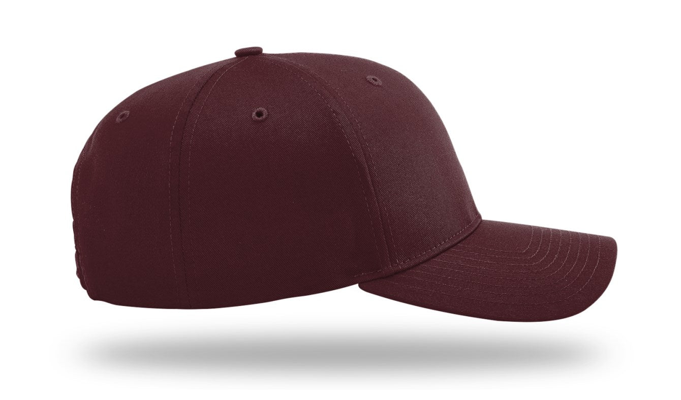 Richardson 212 - Pro Twill Snapback Cap - Maroon