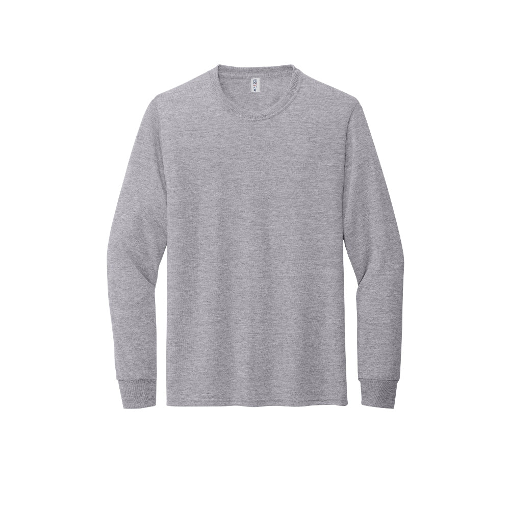Jerzees® Dri-Power® 100% Polyester Long Sleeve T-Shirt - Athletic Heather