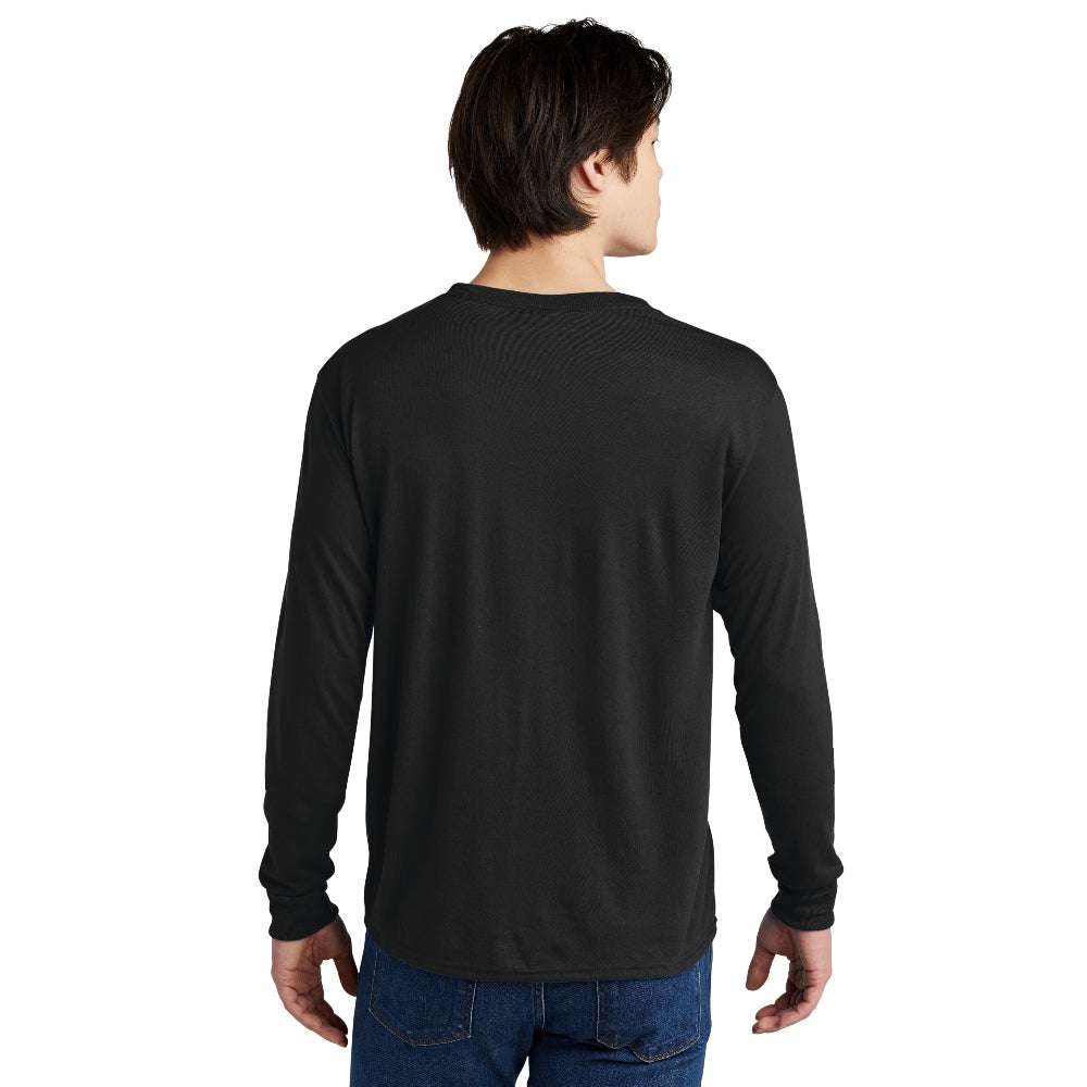 Jerzees® Dri-Power® 100% Polyester Long Sleeve T-Shirt - Black