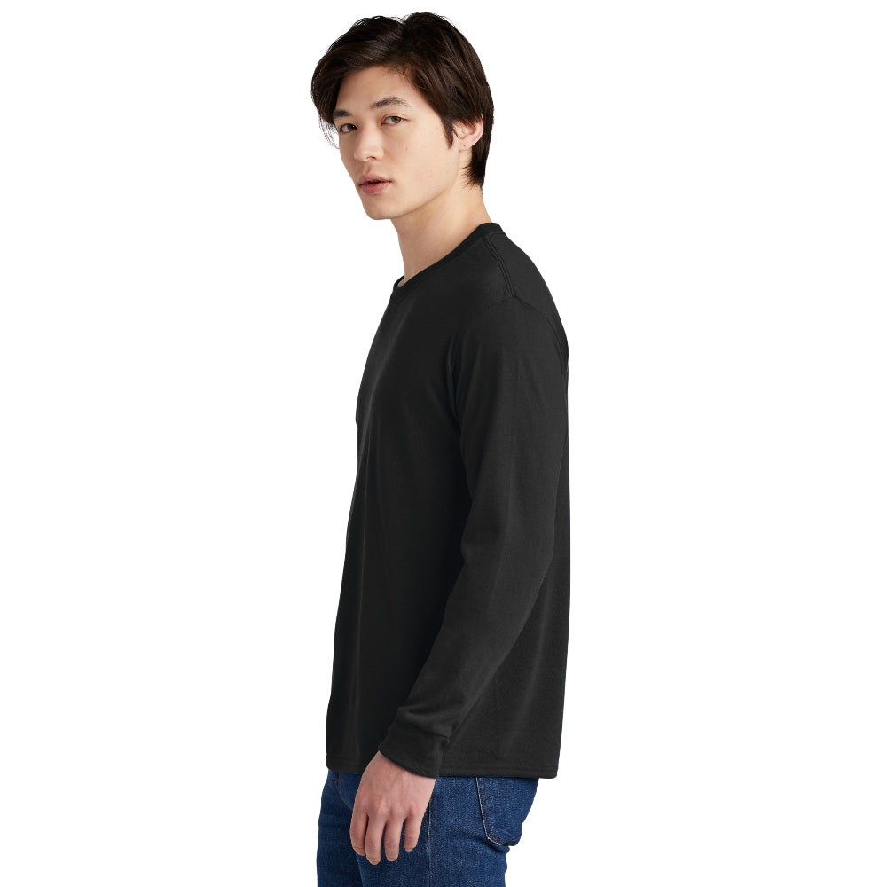 Jerzees® Dri-Power® 100% Polyester Long Sleeve T-Shirt - Black