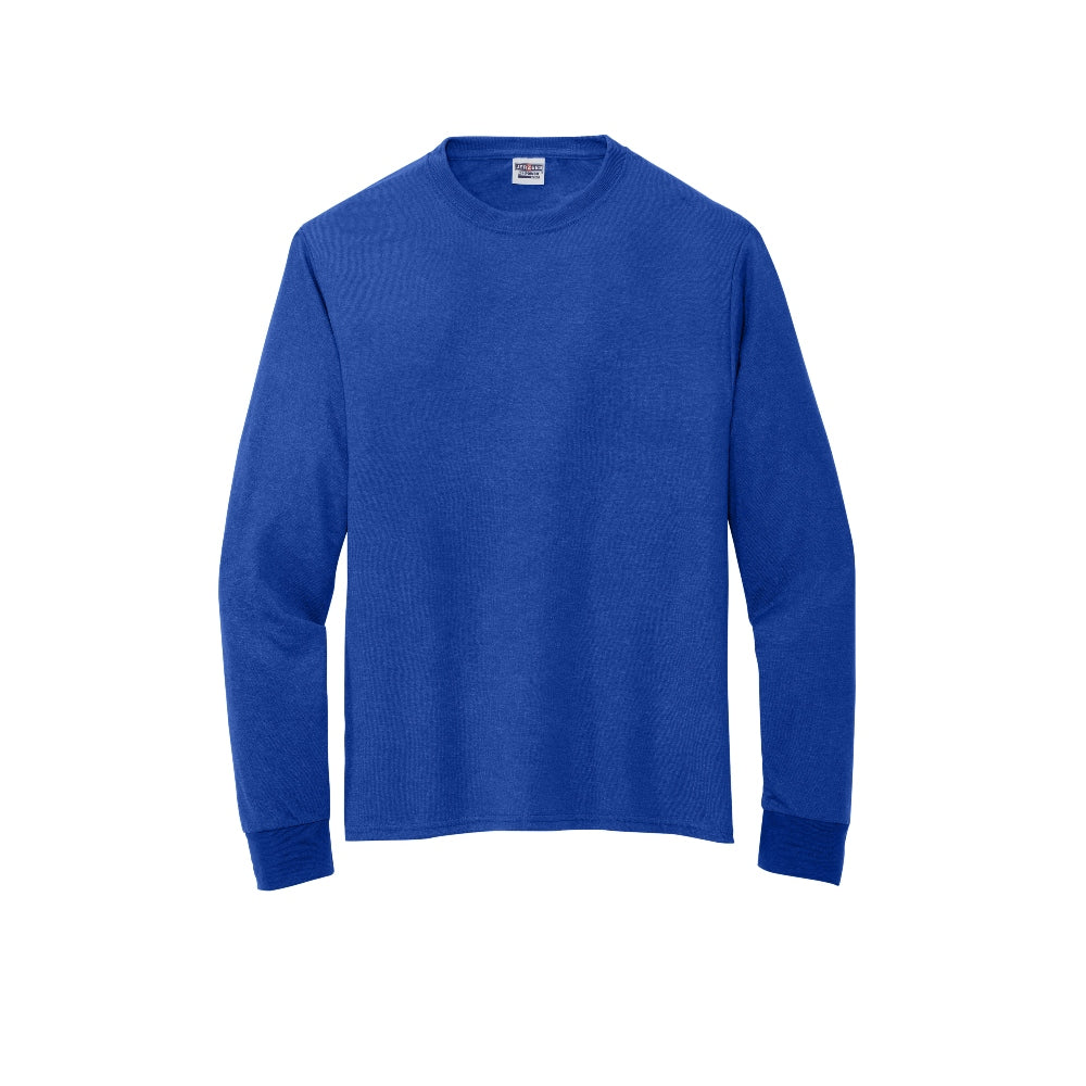 Jerzees® Dri-Power® 100% Polyester Long Sleeve T-Shirt - Royal