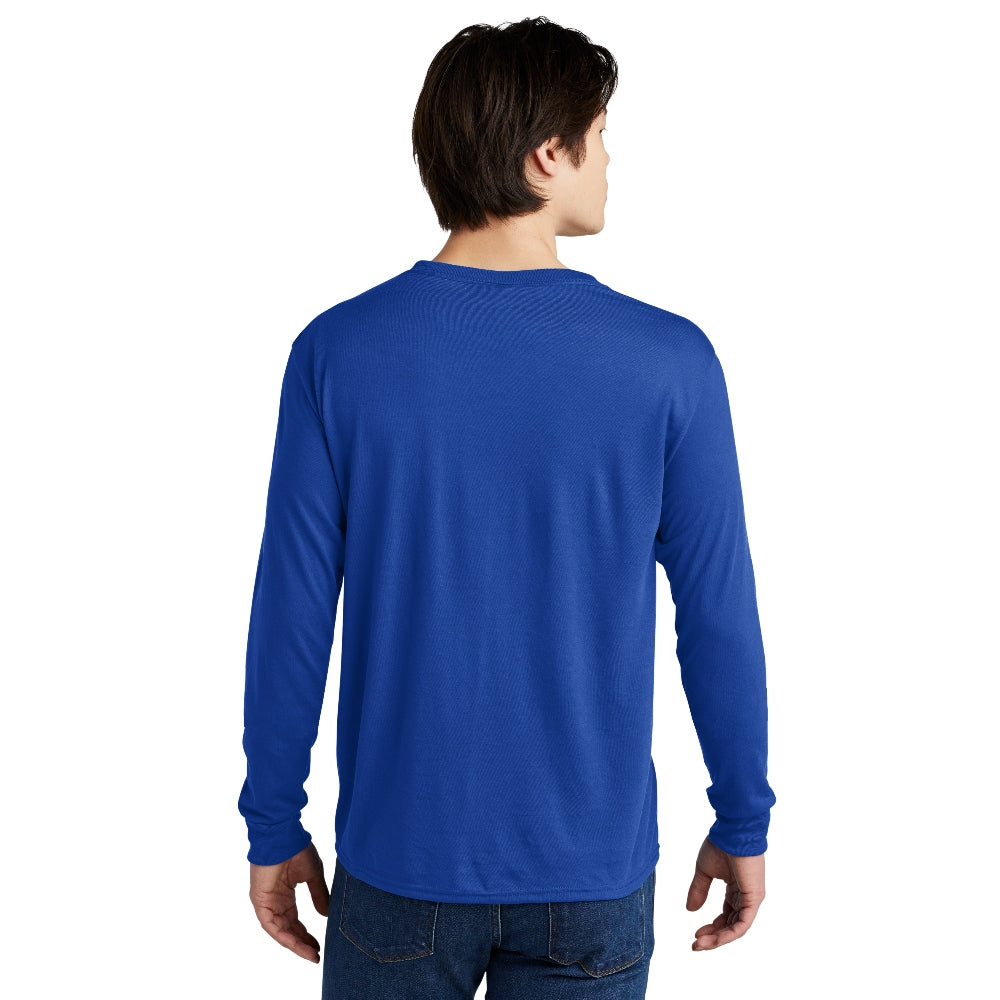 Jerzees® Dri-Power® 100% Polyester Long Sleeve T-Shirt - Royal