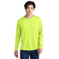 Jerzees® Dri-Power® 100% Polyester Long Sleeve T-Shirt - Safety Green