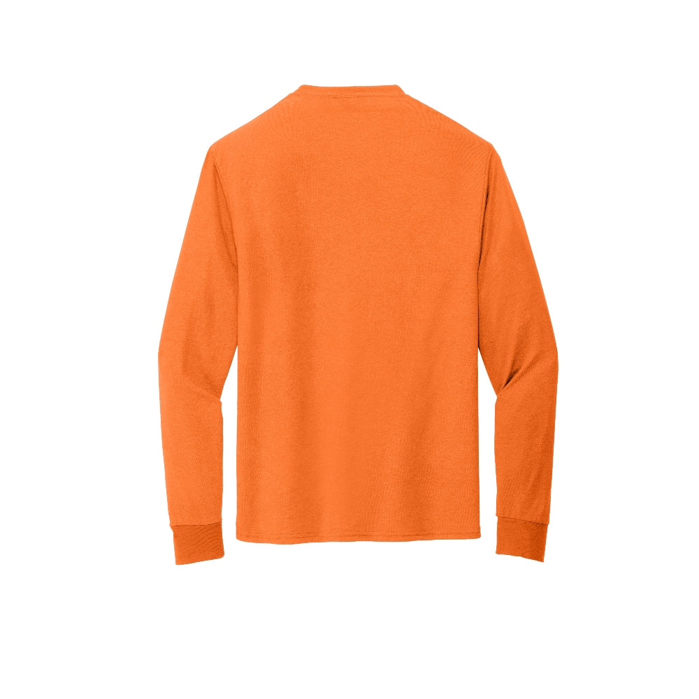 Jerzees® Dri-Power® 100% Polyester Long Sleeve T-Shirt - Safety Orange