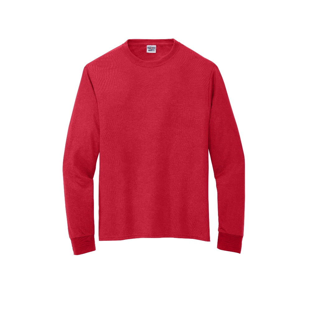 Jerzees® Dri-Power® 100% Polyester Long Sleeve T-Shirt - True Red