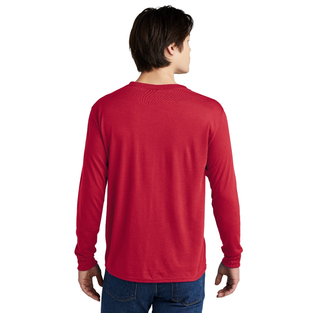 Jerzees® Dri-Power® 100% Polyester Long Sleeve T-Shirt - True Red