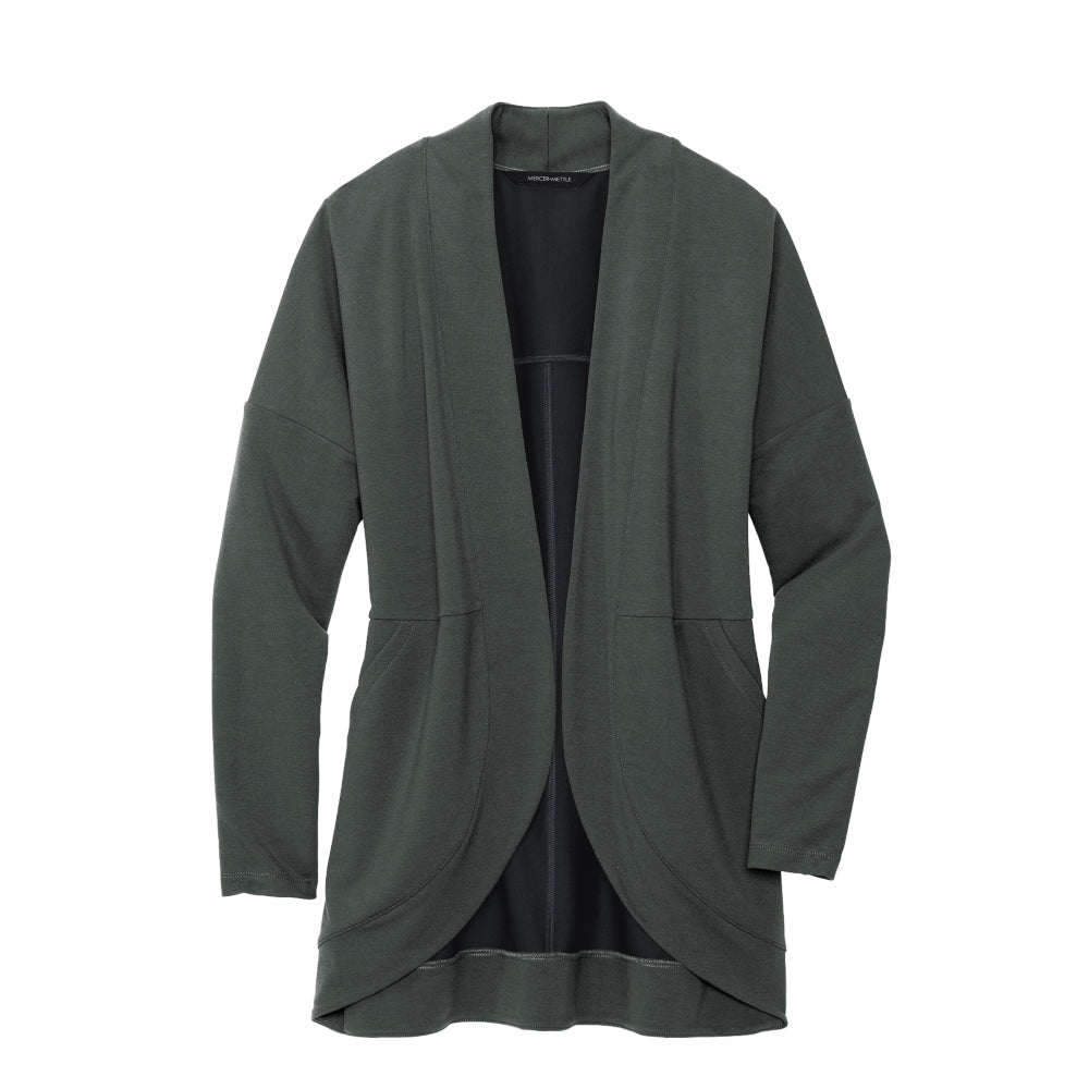 Mercer+Mettle® Women’s Stretch Open-Front Cardigan - Anchor Grey