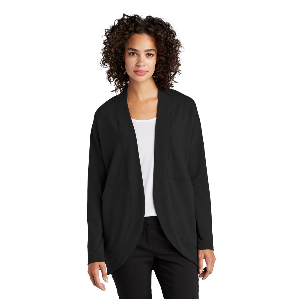 Mercer+Mettle® Women’s Stretch Open-Front Cardigan - Deep Black