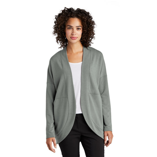 Mercer+Mettle® Women’s Stretch Open-Front Cardigan - Gusty Grey